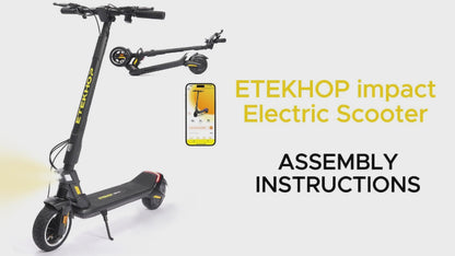 ETEKHOP Electric Scooter for Adult,1000W Peak Motor, Max 24 Mph 30 Miles Long Range, 36V 15AH UL 2272 Battery, 9" Off-Road Shock Tire,with NFC Lock App Control Commuting Electric Scooter with All-Terrain Suspension